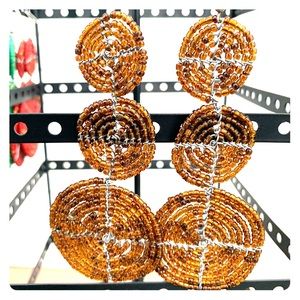 African Beaded Earrings